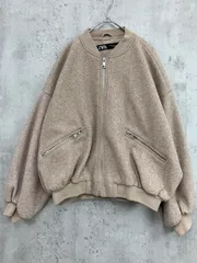 ZARA ザラ 3046/835/710 ブルゾン ジャケット sizeXS/ベージュ ◆■ レディース