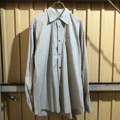 1919 BANANA REPUBLIC 長袖シャツ ブルー L バナナリパブリック 無地 古着卸 アメリカ仕入