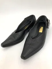 GRISE Le Talon ルタロン 日本製 ポインテッドトゥ フラット パンプス size23.0/黒 ■■ レディース