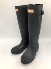 HUNTER ハンター WFT1000RMA ロング レイン ブーツ size37/黒 ■■ レディース
