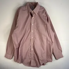 古着 ブルックスブラザーズ Brooks Brothers 長袖シャツ TRADITIONAL FIT 胸ポケ ボタンダウン L  レッド系 チェック メンズ