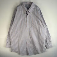 古着 ブルックスブラザーズ Brooks Brothers 長袖シャツ ストライプ 1818 REGENT XL  ブルー系 マルチカラー メンズ