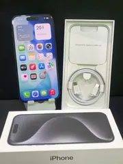 本日限定価格iPhone15pro 128GB ブラックチタニウム  SIMロック解除済  動作確認済みIMEI354230910077010