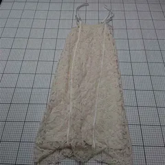 ◇ ⊂ ロイヤルパーティー ROYAL PARTY レースキャミワンピース ベージュ系 レディース Fサイズ E  【1512220019162】