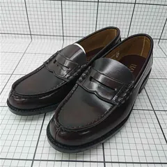 ◇ Θ ハルタ HARUTA ARVIN 6550 コインローファー ダークブラウン メンズ 25.5cm E  【1512220050752】