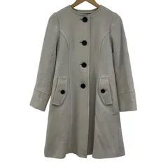 BLUE LABEL CRESTBRIDGE(ブルーレーベルクレストブリッジ) コート サイズ36 S レディース - ライトグレー 長袖/冬