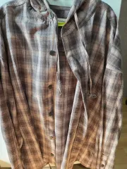 アルバン WHO フード シャツ チェック柄