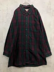 L.L.Bean エルエルビーン チェック シャツ sizeXXL/レッド/グリーン ■■ メンズ
