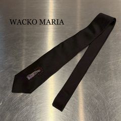 極美品】WACKO MARIA ワコマリア ネクタイ 黒 ガール ソリッド - メルカリ