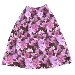 GRACE CONTINENTAL グレースコンチネンタル フレアロングスカート 花柄 36 【C1】