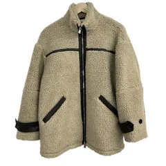 Curensology(カレンソロジー) コート サイズF レディース - CL507108ER-00 ベージュ×ダークブラウン 長袖/冬