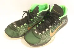【中古】 NIKE メンズスニーカー 27cm ZOOM ASCENTION NIKE 27cm 黒 ブラック 緑 グリーン