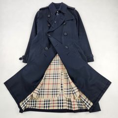 美品 バーバリーズ トレンチコート ライナー ネイビー - メルカリ