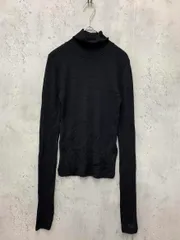 新品訳アリ■ INSTANTFUNK インスタントファンク BCMDIFNT05 カシミヤ混 薄手 タートルネック ニット セーター size0/黒 ■■ レディース