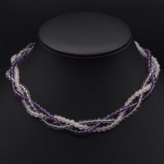 Q539 赤珊瑚 サンゴ ネックレス デザイン シルバー ヴィンテージ 3月