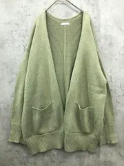 LOWRYS FARM ローリーズファーム ポケット 羽織り カーディガン ニット セーター sizeF/ライトグリーン ◆■ レディース
