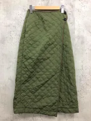 Lily Brown リリーブラウン LWFS214129 キルティング スカート size0/カーキ ◆■ レディース