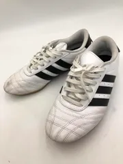 adidas アディダス テコンドー シューレース JS1194 スニーカー size24.5/白×黒 ■■◎レディース