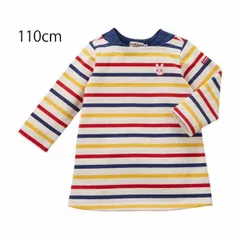 【正規品】ミキハウス ホットビスケッツ　ワンピース　73-1901-452　110cm　新品(難あり)