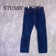 未使用✨】stussy ステューシー バギーデニム 赤ステッチ バック