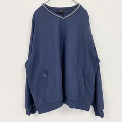 古着 used　00s　NIKE GOLF　ナイキゴルフ　プルオーバージャケット　ヴィンテージ　紺　ネイビー　XLサイズ【値引き交渉OK！】