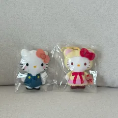 まとめ) マクドナルド hello kitty(ハローキティ) ぬいぐるみ キーホルダー