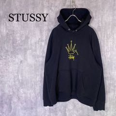 オールド ステューシー パーカー プルオーバー ラッパー L 裏起毛 00s