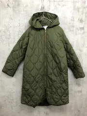 Emma Taylor エマテイラー 美シルエット 3way キルティングフード コート size36/カーキ ◆■◎レディース