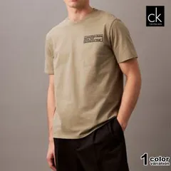 カルバンクライン Tシャツ 半袖 Calvin Klein Tシャツ SS CK MONOLOGO E1968 HD CREWNK メンズ トップス 40EM831