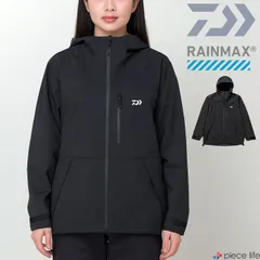 【2026春夏新作】 ダイワ DAIWA ジャケット メンズ レディース アウター マウンテンパーカー マンパー パーカー フード フルジップ ユニセックス 防水性 透湿性 柔らか アウトドア 黒 ブラック M L XL XL DR-3625JEX