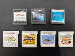 【中古・動作未確認】ニンテンドーDS/3DSソフト　ポケモンゲームソフトほか計7本　ケース付き　ばら売り不可　C-1.0