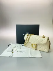 【中古品】 COACH コーチ タビー 26 ショルダーバッグ レディース カバン キルティング 【180-260220-em-41-min】