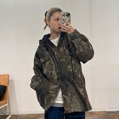 80s cabela's】ジップパーカー ボア リアルツリー usa製 短丈 - メルカリ
