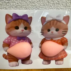 おなかぷにぷにシール 猫 ねこ 3D立体 シール