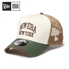 [新品] NEW ERA / ニューエラ 9FORTY A-Frame トラッカー College Logo クローム/カーキ/ウッドランドカモ