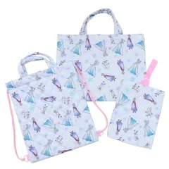 アナと雪の女王 入園入学セット レッスンバッグ シューズケース ナップサック 3点セット 新入学 ディズニー ニシオ 新学期準備雑貨 キャラクター グッズ 