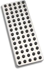 CREATERA（クレアテラ） K+DESIGN メルセデス ベンツ フットレスト カバー プロテクター ステンレス製 太幅細幅 各車種対応 簡単取付 AT/MT 汎用 (太幅)