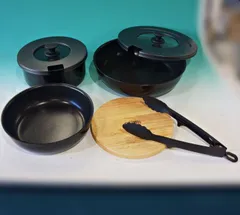 未使用品 THERMOS サーモス デュラブルシリーズ フライパン&鍋&炒め鍋 7点 IH ガス対応