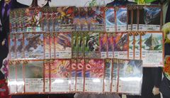 バトルスピリッツ 紅蓮契約 紅蓮の雷皇龍ジークヴルム デッキ パーツ