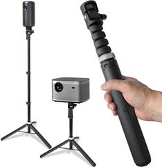 MERSHEART Projector Stand for Anker Nebula Capsule Projector - Gimbal Stand Tripod with 1/4" Screw Mount for Ceiling Projection - Portable and Easy to Store (Black)