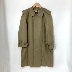 Burberrys バーバリーズ 60-90年代 60s-90s ヴィンテージ トレンチコート WR075-902-75 コットンギャバジン 古着 無地 アメカジ カジュアル メンズ Sサイズ ベージュ アウター A15899◆