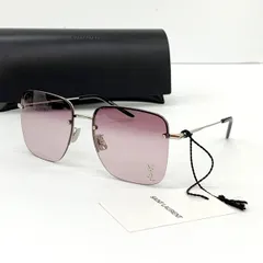 SAINT LAURENT PARIS サンローラン パリ サングラス SL312M 11 58□17-145スクエア アイウェア レディース  ピンク 眼鏡 DF18071■のサムネイル