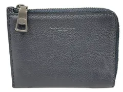COACH (コーチ) 内ポケット付き ファスナータイプ コインケース F31489 ネイビー ブランド/025