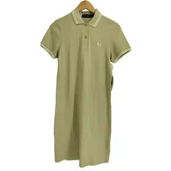 フレッドペリー FRED PERRY Twin Tipped Pique Dress ポロシャツワンピース レディース UK：8 