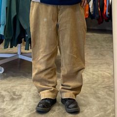 美品】OUTIL ウティ モールスキンパンツ ワイドパンツ クリーム色