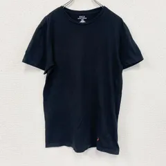 古着 used　POLO RALPH LAUREN　ポロラルフローレン　半袖Tシャツ　刺繍ロゴ　黒　ブラック　Lサイズ【値引き交渉OK！】