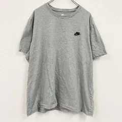 古着 used　NIKE　ナイキ　半袖プリントTシャツ　ワンポイントT　灰色　グレー　2XLサイズ【値引き交渉OK！】