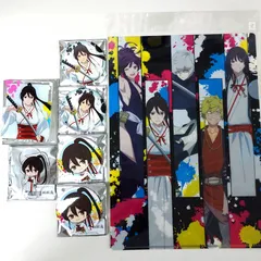 地獄楽 山田浅ェ門 佐切 set クリアファイル 缶バッジ アクリルぷちスタンド アクリルカード