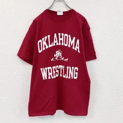 古着 used　00s　champion　チャンピオン　半袖Tシャツ　3連プリント　カレッジタイプ　赤　レッド　Lサイズ【値引き交渉OK！】