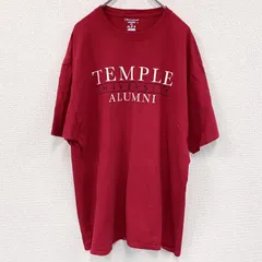 古着 used　champion　チャンピオン　半袖プリントTシャツ　3連プリント　赤　レッド　２XLサイズ【値引き交渉OK！】